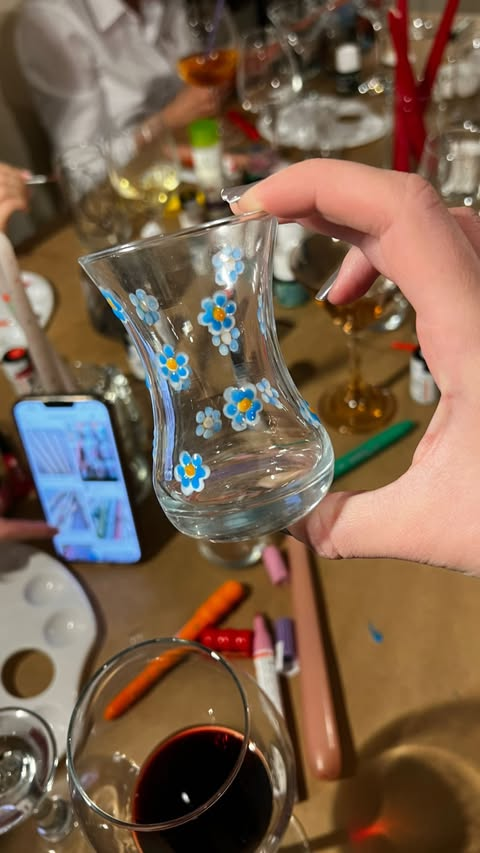 Hand-painted glass